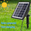 Luce solare subacquea per laghetto, luce a LED sommergibile per fontana 4