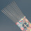 (Pattern K2) Steel Needle-Pick Comb Floral Barber Styling Tool 6
