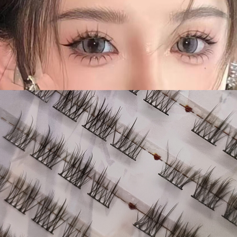 Dachuang Beauty Black 7-13Mm Daily Wear Comfort Eyelash Clusters
