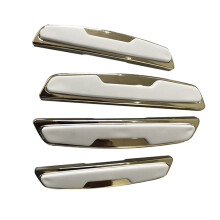 (White) 4Pcs Universal Car Door Guard Set Anti-Collision