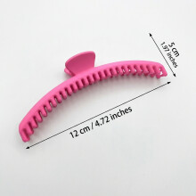 (Rose Red) Women\'s Matte Hair Claw Clip - Secure & Stylish
