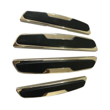 (Black) 4Pcs Universal Car Door Guard Set Anti-Collision