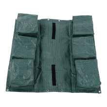 Hanging Garden Double Sided Planter Grow Bags, Breathable, 6 Pockets, 68x68cm