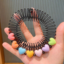 (Heart shaped) Kids Adjustable Hair Comb for Styling