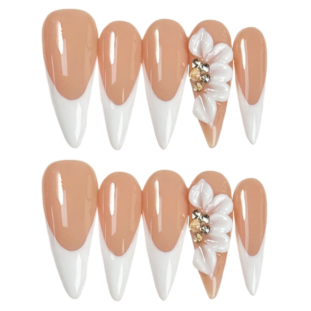 Dachuang Beauty White (S) Sweet -Tip Reusable False Nails