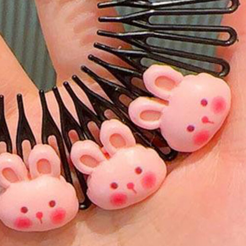(Pink Rabbit) Kids Adjustable Hair Comb for Styling 2
