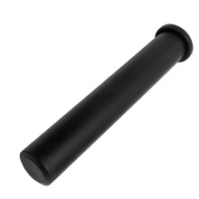 Fitness-Barrenadapter Hülse PP Schwarz 25mm auf 50mm Durchmesser 303mm Länge