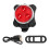(red) USB LED Skateboard Lights w/ Strap & Cable 4