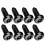 Stainless Steel License Plate Screw Kit - 50pcs 6