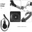 Dog Bath Tether Black Nylon Secure Fit with Suction Cup 5