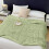 Raschel Blanket Soft Thick Double Layer Green 28x39in 1