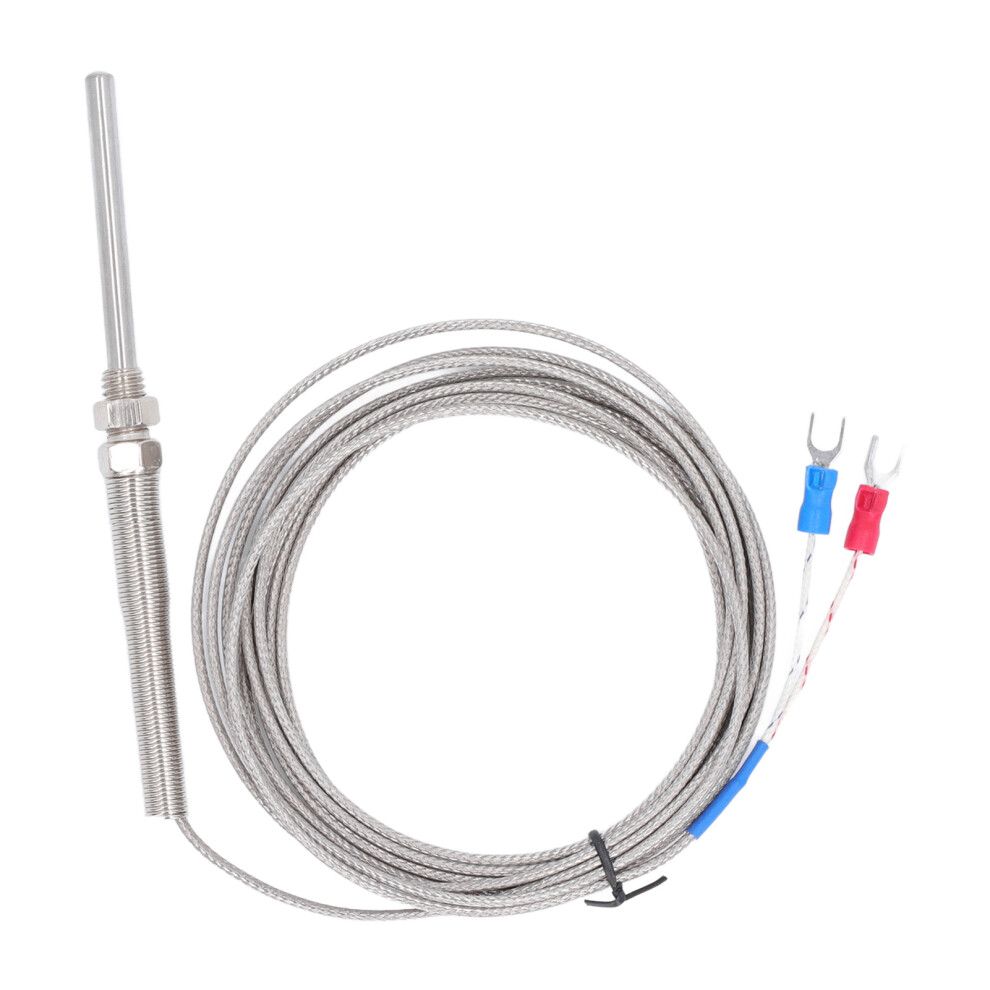 Berm K Type Temperature Sensor Shielded Thermocouple 50Mm Probe 4M Cord 4651390253505