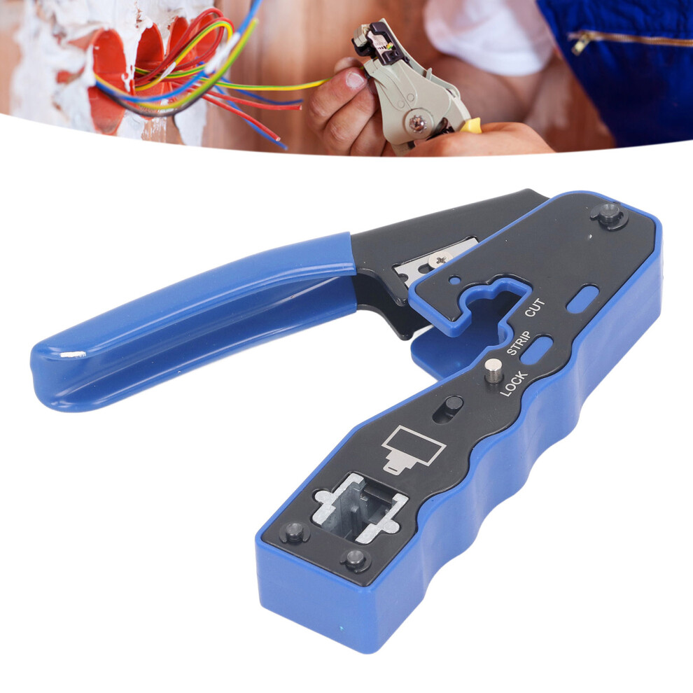 Pass Through Crimping Tool For Cat5, Cat5e, Cat6 Rj45 Network Jack 9421388181371