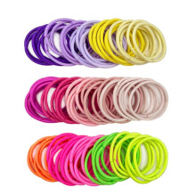 Elastic Hair Ties Multicolor 180 pcs for Thick Hair