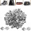 Metal Studs 4-Prong Silver Pyramid 1000-Pack 1