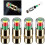 TPMS Valve Stem Caps 2.4 Bar Copper Core 4PCS Gold 1