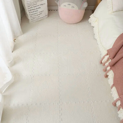 Soft Plush Kids Play Mat 30x30cm 10PCS Interlocking Foam