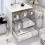 Rabbit Handle Combination Drawer Box Stationery Organizer Desktop Student Multi-Compartment Drawer Pencil Cabinet 6