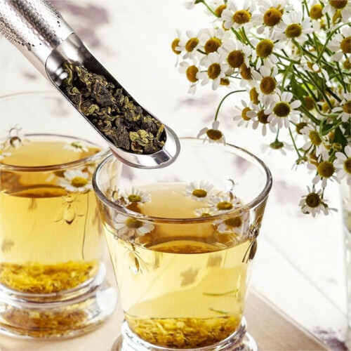 Stainless Steel Tea Infuser with Pipe Design and Hanging 1