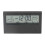 Transparent LCD Alarm Clock, Large Screen, Battery Powered, Black 2