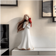 Cardinal Memorial of Love and Serenity Statue, Angel Cardinal Figurines, Hand-Painted Resin Figurine for Comfort, Remembrance, & Healing,A,1pcs