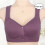 (Purple Gray, 40/90) Wirefree Push Up Bra for Elderly - Back Support 1