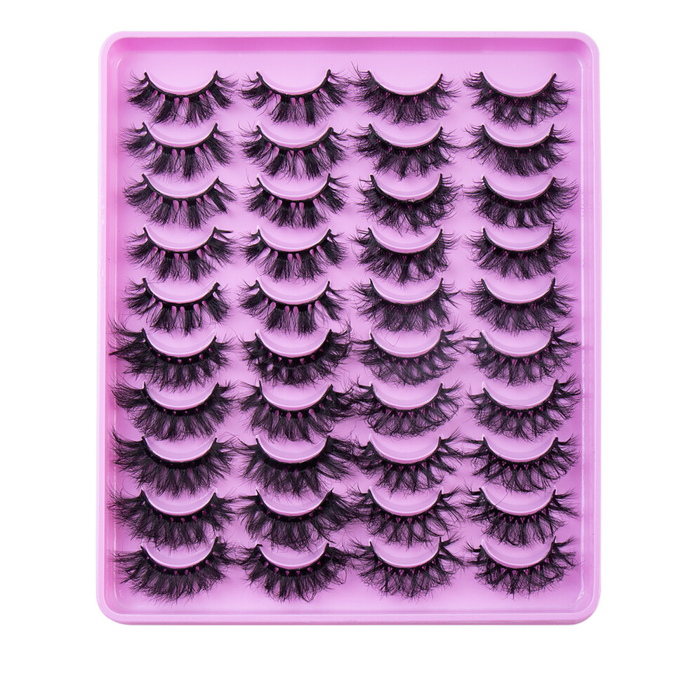 Creation-3C (9) Fluffy Cat Eye False Eyelashes For Dramatic Makeup