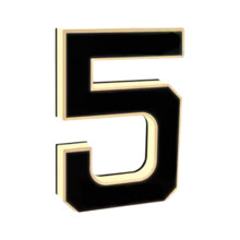 LED Address Numbers Backlit Waterproof 1 Piece