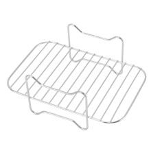 Stainless Steel Fryer Rack for Ninja DZ201 401, 20x13.7x8cm