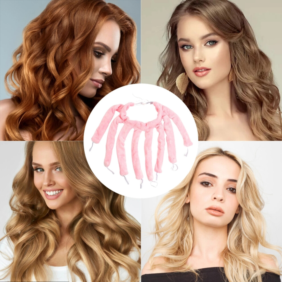Portable Heatless Hair Curler and Headband