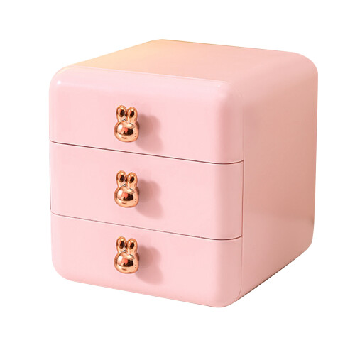 Desktop Drawer Jewelry Organizer, Plastic, 15.5cm x 16.5cm 2