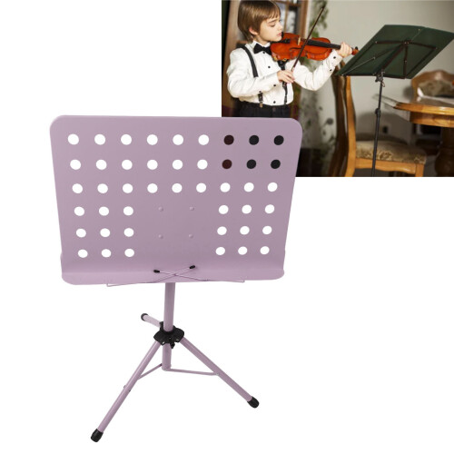 Foldable Sheet Music Stand Guitar/Violin Purple 2