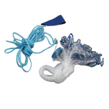 Loopless Hand Cast Fishing Net 300cm Monofilament Steel Sinker Tackle