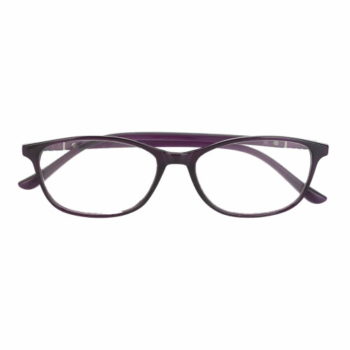 Adjustable Purple Multifocal Reading Glasses Anti Blue Ray Resin Frame