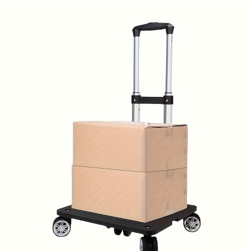 Folding Push Cart with Rotating Wheels 4-5 Wheel 1
