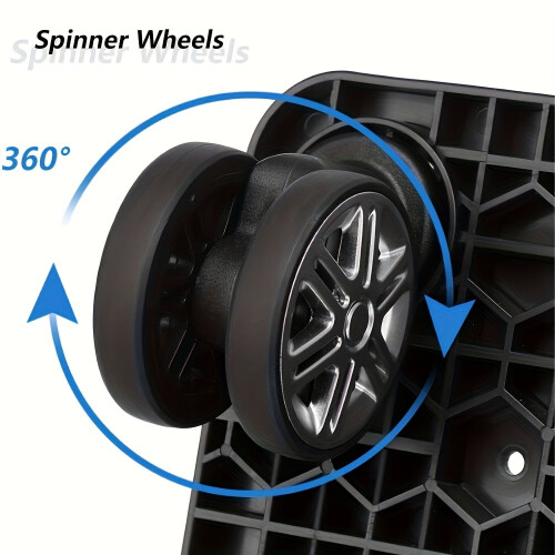 Folding Cart with Rotating Wheels 4/5-Wheel Lightweight 2