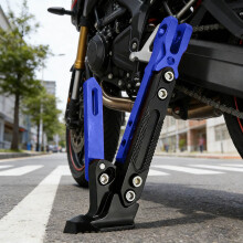 Motorcycle Kickstand Support Stand Adjustable Universal