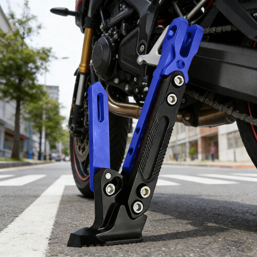 Motorcycle Kickstand Support Stand Adjustable Universal