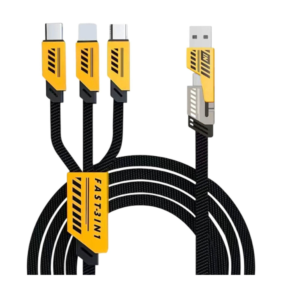 Usb-C Charging Cable Triple Head 240W Braided Nylon 941196165138