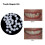 Teeth Fangs Dentures Props Halloween Temporary Tooth Kit 4mm 9