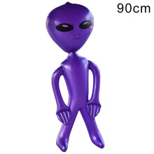 (Purple, 90cm) Alien Doll Halloween Party Prop (50 chars)