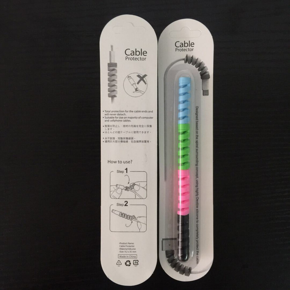 Cable Saver Spiral Protector 4 Colours 7340572513366