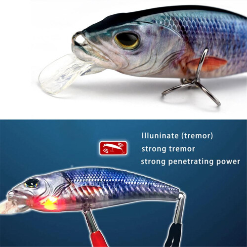 LED-Angelköder, wiederaufladbar, 10cm 1