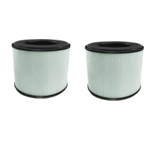 2-Pack Utbytes HEPA-Filter Kompatibelt för PARTU BS-08, 3 i 1-Filtrering HöGeffektivt Aktivt Kol HEPA-Filter