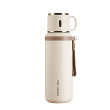 316 Stainless Steel Fitness Sports Vacuum Bottle with handle, Large Capacity Macaron Thermal Mug/14/20/27/37oz
