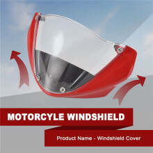 Motorrad Wind Schutz Scheibe Kopf Bedeckung Wind Schutz Scheiben Verkleidung für 696 795 796 M1100, Rot