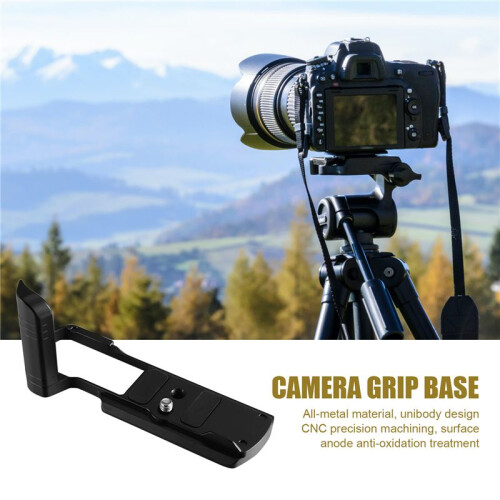 Camera L Bracket,Quick Release Plate for  GX9/GX85/GX7II Camera Grip Base Vertical Quick Release L Plate Black 1
