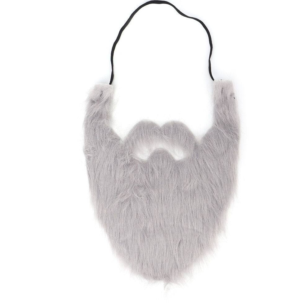 Easily Wearable Fake Beard And Mustache Set, Festive Costume Accessory For Halloween Purim Christmas Birthday Party Roleplay Game Activities With