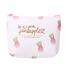 Gift For Women Girls Cute Coin Purse With Zipper Design Travel Organizer Non Slip Mini Pink Canvas Change Pouch