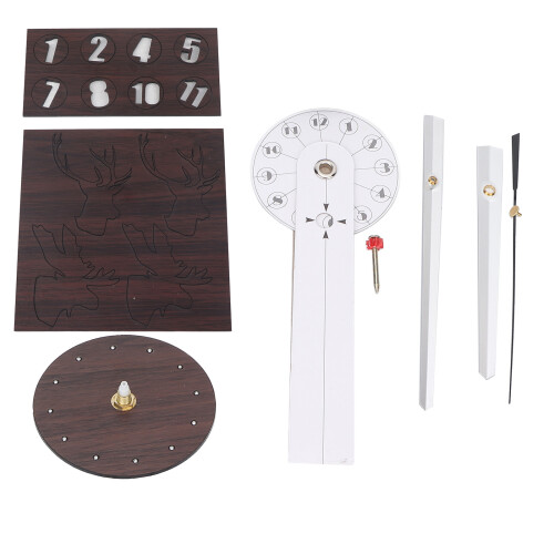 Frameless Acrylic Wall Clock – 10cm DIY Silent Clock